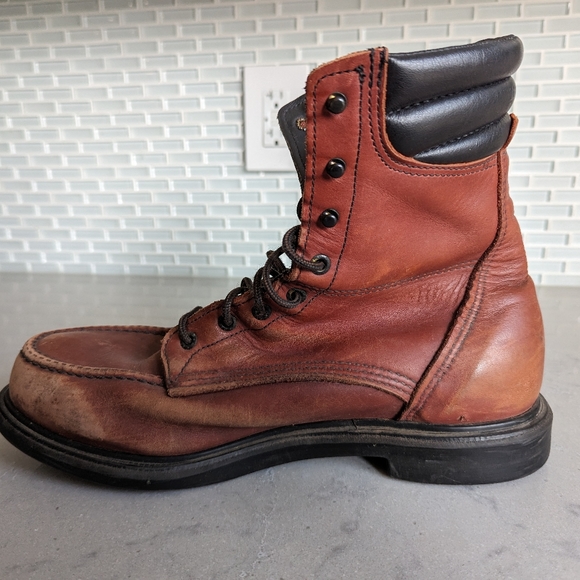 Red Wing Moc Toe Boot Sz 11.5 Style 402 - Picture 13 of 15